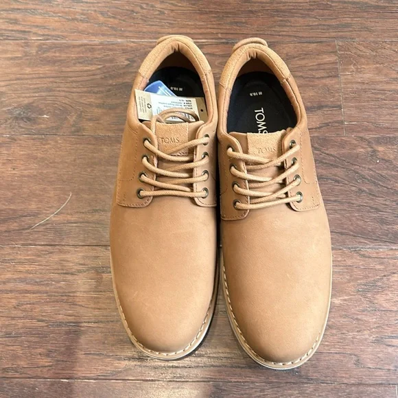 TOMS Men's, Navi Oxford 10019564 Brown Sugar Leather. New without box. 10.5 - Picture 2 of 7